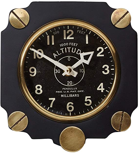 Pendulux, Wall Clock - Altimeter (Black)