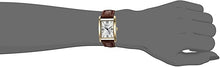 Load image into Gallery viewer, Caravelle Dress Quartz Ladies Watch, Stainless Steel with Brown Leather Strap, Gold-Tone (Model: 44L234)
