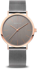 Load image into Gallery viewer, BERING Time | Women&#39;s Slim Watch 13436-369 | 36MM Case | Classic Collection | Stainless Steel Strap | Scratch-Resistant Sapphire Crystal | Minimalistic - Designed in Denmark
