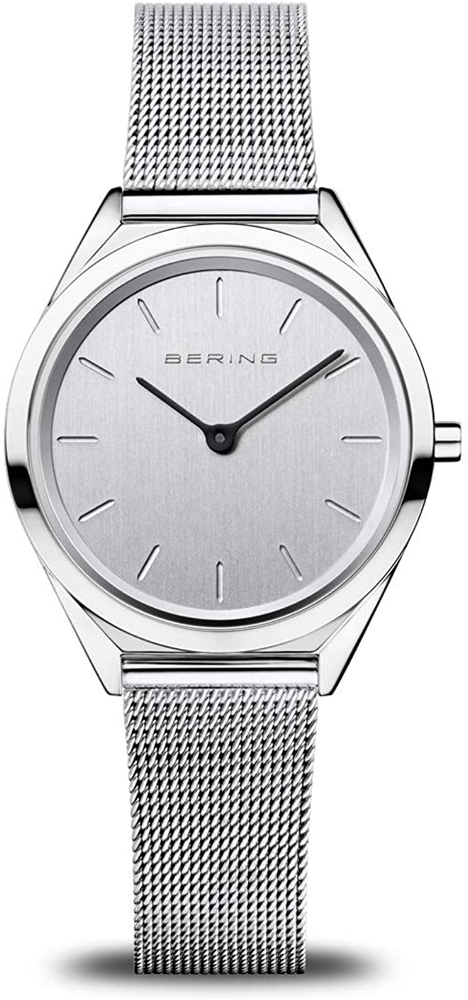 BERING Time | Unisex Slim Watch 17031-000 | 31MM Case | Ultra Slim Collection | Stainless Steel Strap | Scratch-Resistant Sapphire Crystal | Minimalistic - Designed in Denmark