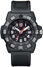 Load image into Gallery viewer, Luminox Navy Seal Mens Watch Black Dial (XS.3501/3500 Series): 200 Meter Water Resistant + Light Weight Carbon Case and Band + Constant Night Visibility
