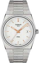 Load image into Gallery viewer, Tissot mens PRX 316L stainless steel case Dress Watch Grey T1374101103100
