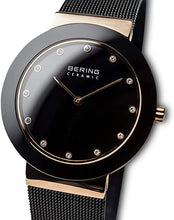 Load image into Gallery viewer, BERING Time | Women&#39;s Slim Watch 11435-166 | 35MM Case | Ceramic Collection | Stainless Steel Strap | Scratch-Resistant Sapphire Crystal | Minimalistic - Designed in Denmark
