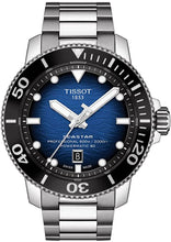 Load image into Gallery viewer, Tissot Men&#39;s Seastar 2000 Professional Swiss Automatic Diving Watch Blue with Stainless Steel Strap, 22 (Model: T1206071104101)
