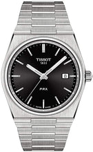 Load image into Gallery viewer, Tissot mens PRX 316L stainless steel case Dress Watch Grey T1374101105100
