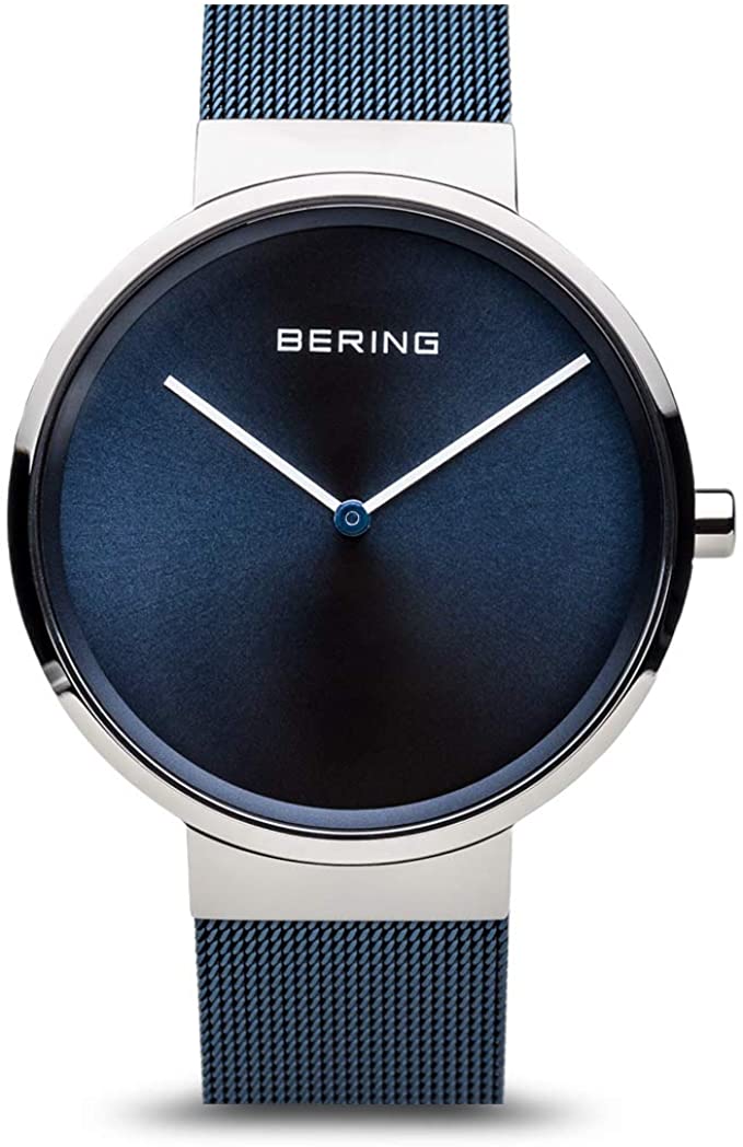 BERING Time | Unisex Slim Watch 14539-307 | 39MM Case | Classic Collection | Stainless Steel Strap | Scratch-Resistant Sapphire Crystal | Minimalistic - Designed in Denmark