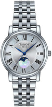Load image into Gallery viewer, Tissot Women&#39;s Carson Moonphase 316L Stainless Steel case Swiss Quartz Watch Strap, Gray, 16 (Model: T1222231103300)
