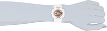 Load image into Gallery viewer, Casio Women&#39;s BA-110-7A1CR Baby-G Rose Gold Analog-Digital Watch with White Resin Band
