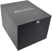 Load image into Gallery viewer, Bulova Classic 6 Hand, Power Reserve Mens Watch, Stainless Steel with Black Leather Strap, Silver-Tone (Model: 96C142)
