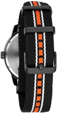 Load image into Gallery viewer, Harley-Davidson Men&#39;s Black Dial B&amp;S Logo Watch w/Striped Strap 78B153
