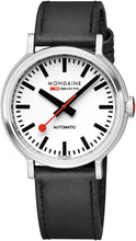 Load image into Gallery viewer, Mondaine Official Swiss Railways Watch Original Automatic Backlight 41 mm | Black MST.4161B.LB
