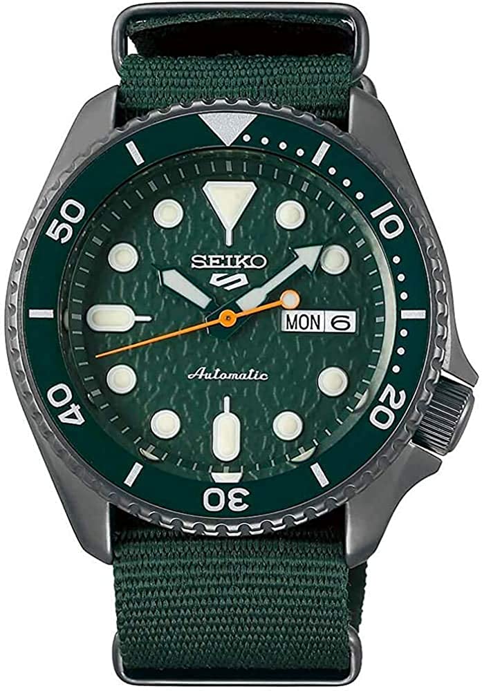 Seiko SRPD77 Seiko 5 Sports Men's Watch Green 42.5mm Stainless Steel