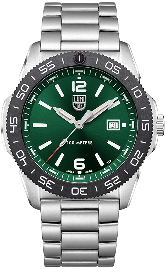 Luminox Pacific Diver Green Stainless Steel Swiss Made Watch XS.3137