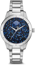 Load image into Gallery viewer, Harley-Davidson Women&#39;s Blue Crystal Rock Sparkles Stainless Steel Watch 76L188

