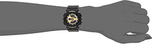 Load image into Gallery viewer, Casio Women&#39;s BA-110-1ACR Baby-G Goldtone Analog-Digital Display and Black Resin Strap Watch
