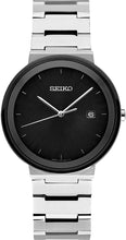 Load image into Gallery viewer, Seiko Men&#39;s Japanese Quartz Dress Watch with Stainless Steel Strap, Silver, 10 (Model: SUR485)
