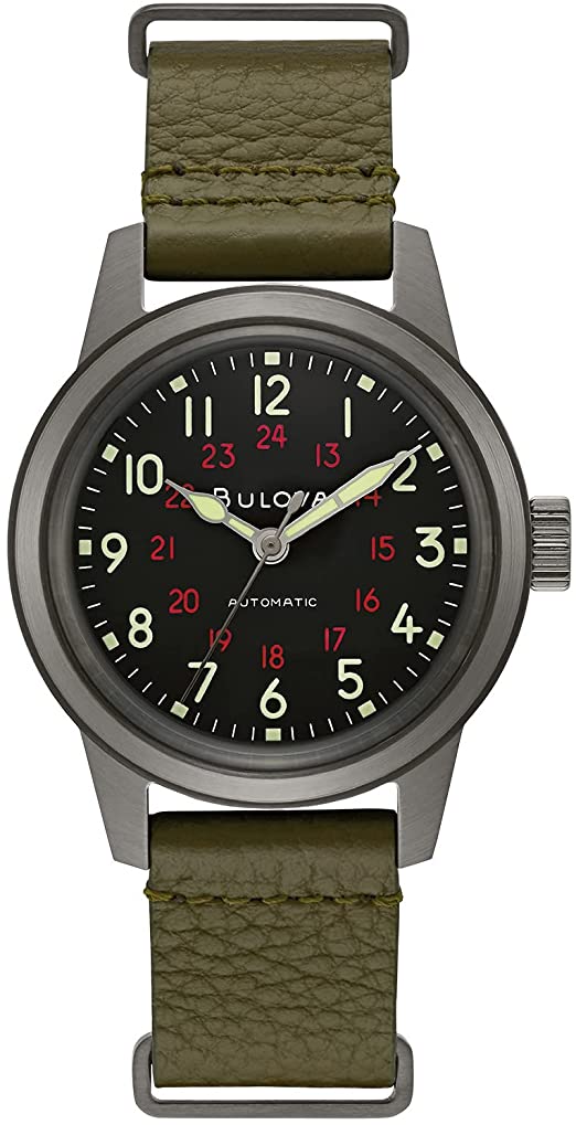 Bulova Archive Series: Military - 98A255 Black One Size