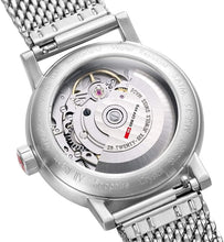 Load image into Gallery viewer, Mondaine Official Swiss Railways Automatic Watch EVO2 | White/Mesh Bracelet
