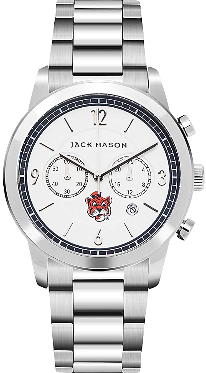 Jack Mason League NCAA Chronograph Bracelet Watch (Auburn Tigers)