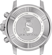 Load image into Gallery viewer, Tissot Mens Tissot Seastar 1000 Quartz Chronograph 316L Stainless Steel case Swiss Quartz Watch, Grey, Stainless Steel, 22 (T1204171104103)
