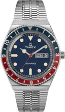 Load image into Gallery viewer, Timex 38 mm Q Timex Reissue Stainless Steel Case Blue Dial Stainless Steel Bracelet
