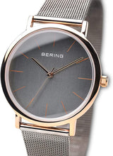Load image into Gallery viewer, BERING Time | Women&#39;s Slim Watch 13436-369 | 36MM Case | Classic Collection | Stainless Steel Strap | Scratch-Resistant Sapphire Crystal | Minimalistic - Designed in Denmark
