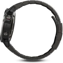 Load image into Gallery viewer, Garmin fēnix 5, Premium and Rugged Multisport GPS Smartwatch, Sapphire Glass, Slate Gray with Metal Band
