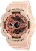 Load image into Gallery viewer, Casio G-Shock Gold and Pink Dial Pink Resin Quartz Ladies Watch GMAS110MP-4A1
