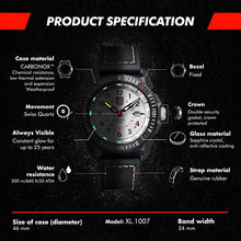 Load image into Gallery viewer, Luminox Men&#39;s Wrist Watch Ice-SAR Arctic 1007: 46mm White Display Stainless Steel Case 200 M Water Resistant
