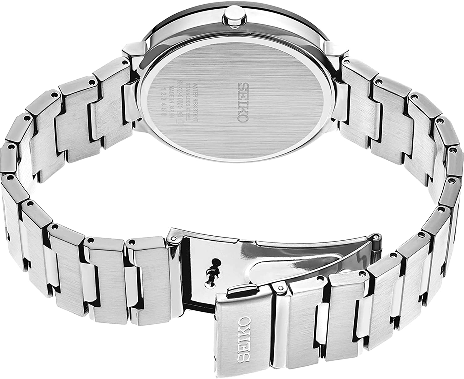 Seiko Men S Japanese Quartz Dress Watch With Stainless Steel Strap Si Prime Time Shop
