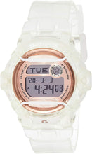 Load image into Gallery viewer, Casio Stainless Steel Watch with Resin Strap, Clear, 19 (Model: BG-169G-7BCR)
