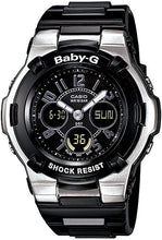 Load image into Gallery viewer, Casio Women&#39;s BGA110-1B2 Baby-G Shock Resistant Black Multi-Function Sport Watch
