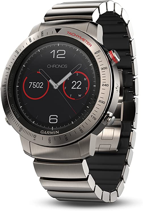 Garmin Fenix Chronos Watch Titanium with Brushed Titanium Band 010 Prime Time Shop