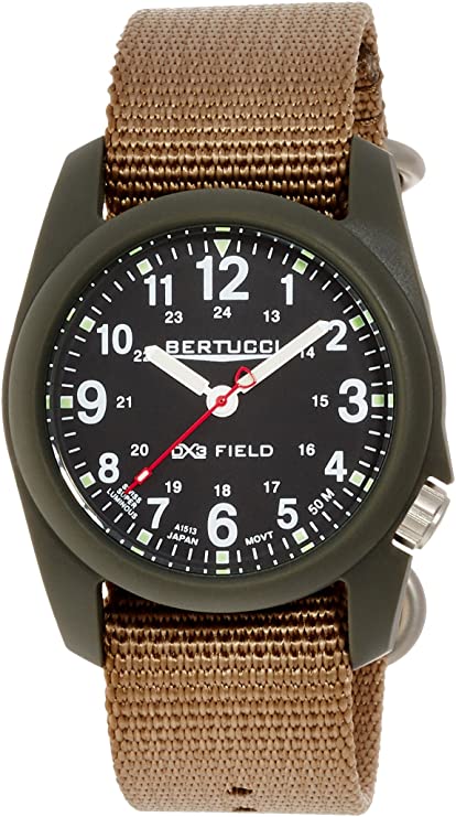 Bertucci Men's 11027 Analog Display Analog Quartz Brown Watch