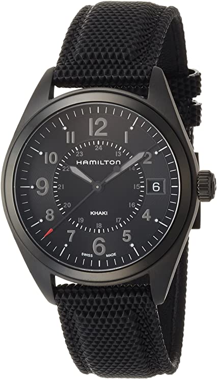 Hamilton Men's Analogue Quartz Watch with Textile Strap H68401735