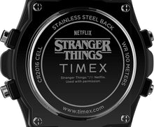 Load image into Gallery viewer, Timex Atlantis x Stranger Things 40mm Resin Strap Watch TW2V51000YB
