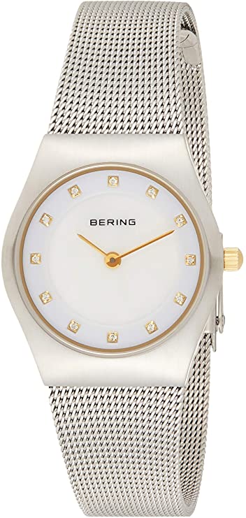 BERING Time | Women's Slim Watch 11927-004 | 27MM Case | Classic Collection | Stainless Steel Strap | Scratch-Resistant Sapphire Crystal | Minimalistic - Designed in Denmark