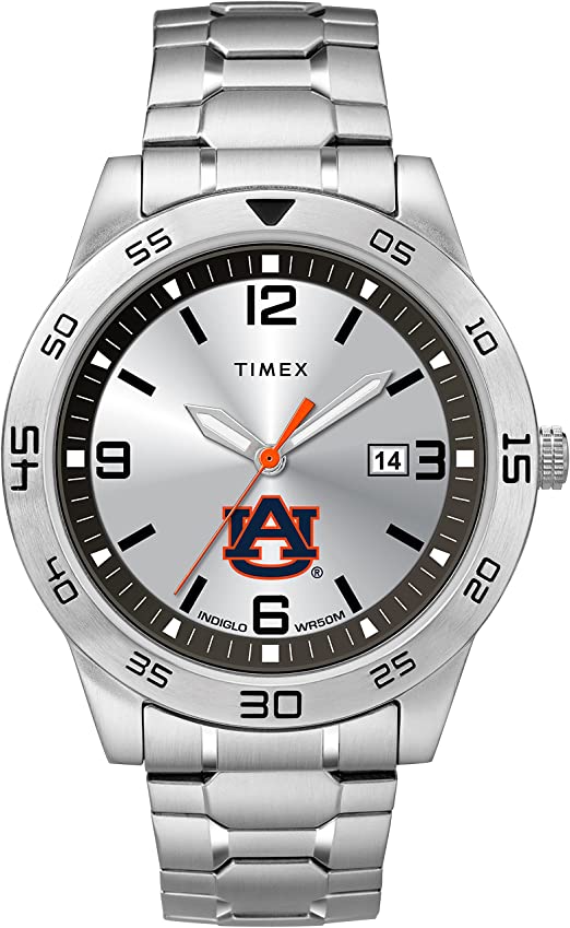 Timex Men's Auburn University Tigers Watch Citation Steel Watch