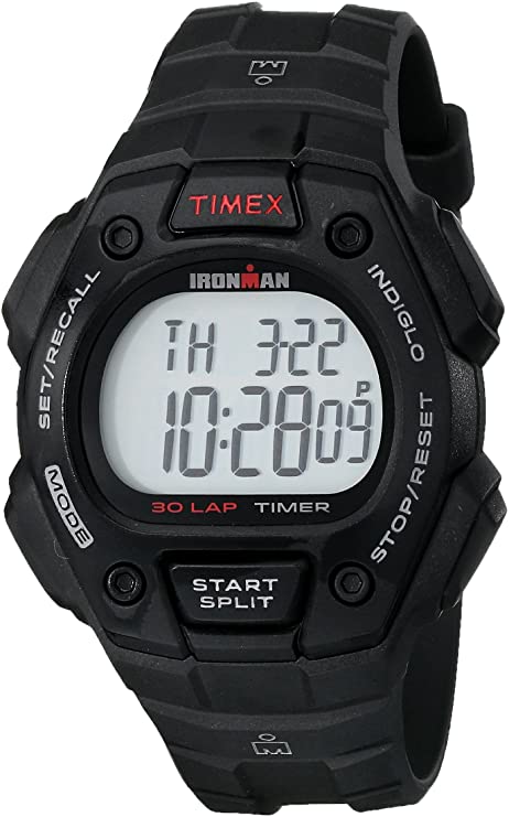 Timex Men's T5K822 Ironman Classic 30 Black Resin Strap Watch