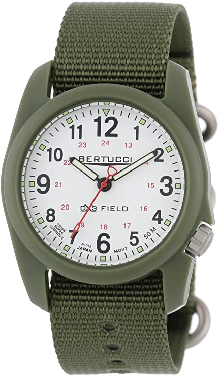 Bertucci Orologio da campo A-1S, Nero, Bracciale Bertucci Orologio da campo A-1S, Nero, Bracciale