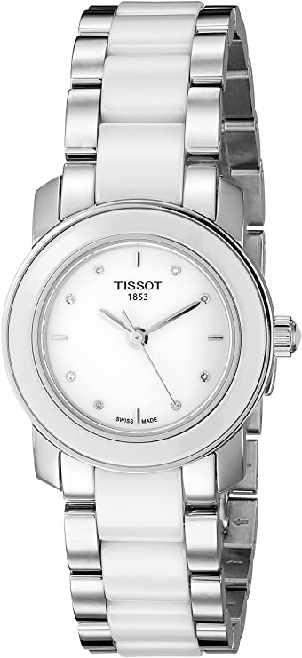 Tissot Women's T064.210.22.016.00 White Dial T Trend Watch