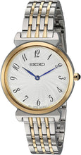Load image into Gallery viewer, Seiko Women&#39;s Stainless Steel Japanese-Quartz Dress Watch with Stainless-Steel Strap, Two Tone, 12 (Model: SFQ800)
