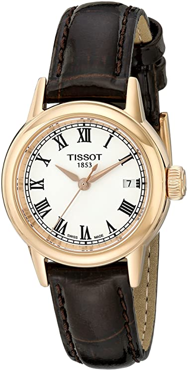 Tissot Women's T0852103601300 Analog Display Swiss Quartz Brown Watch