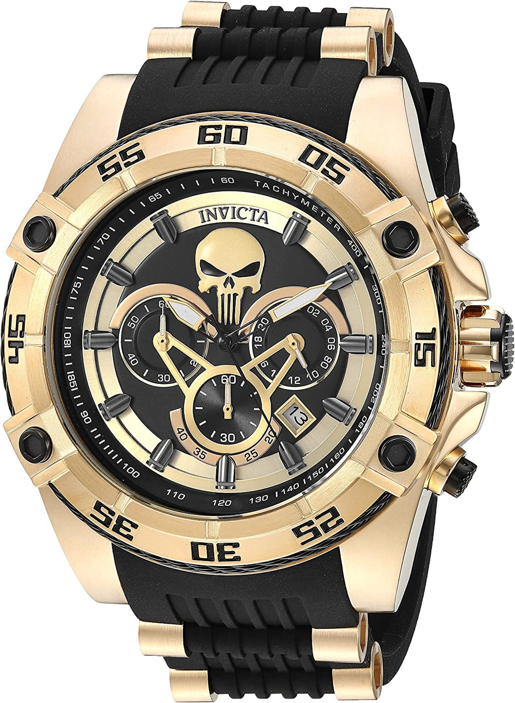 Invicta Men's 26860 Marvel Analog Display Quartz Black Watch