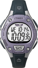 Load image into Gallery viewer, Timex Women&#39;s Ironman 30-Lap Digital Quartz Mid-Size Watch, Grey/Lilac - T5K410
