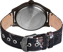 Load image into Gallery viewer, Timex x Mossy Oak Men&#39;s Expedition Scout 43mm Watch Â Eclipse Camo Fabric &amp; Leather Strap
