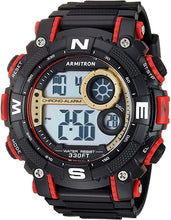 Load image into Gallery viewer, Armitron Sport Men&#39;s Quartz Sport Watch with Resin Strap, Black, 22 (Model: 40/8284GBR)
