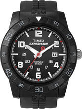 Load image into Gallery viewer, Timex Men&#39;s T49831 Expedition Rugged Analog Black Resin Strap Watch
