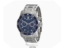 Load and play video in Gallery viewer, Invicta Men&#39;s Pro Diver Scuba 48mm Stainless Steel Chronograph Quartz Watch, Silver/Blue (Model: 0070)

