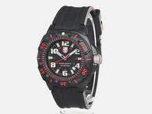 Load and play video in Gallery viewer, Luminox Men&#39;s 0215.SL Sentry 0200 Black Dial With Red Markings Watch

